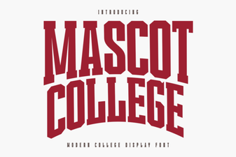 Mascot College Font Design Trends 2024