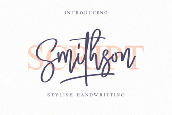 Smithson Font Design and Creative Projects