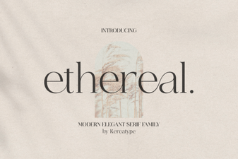 Ethereal Font Design Trends and Creative Uses